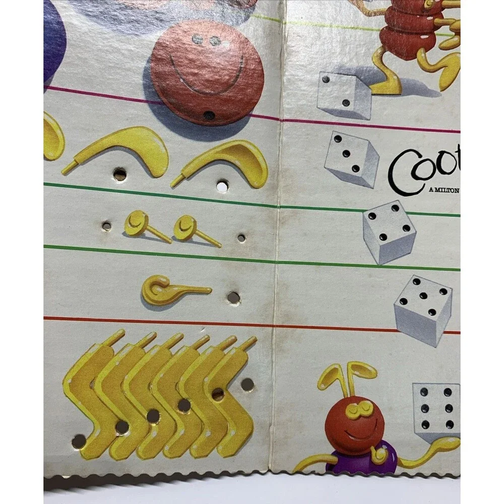 Cootie Game Incomplete Parts 1986 Made in USA